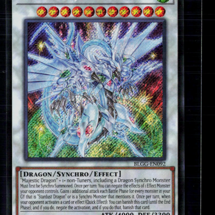 Yu-Gi-Oh! Shooting Majestic Star Dragon Glorious Gallery SR BLGG-EN092 1st Ed