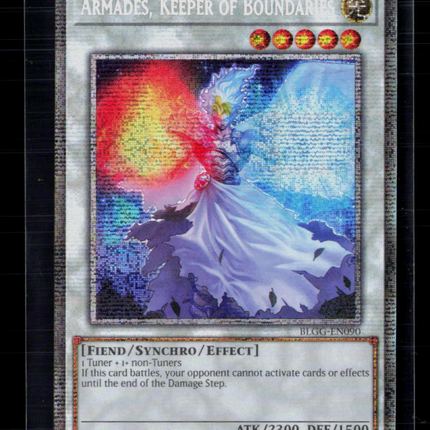 Yu-Gi-Oh! Armades, Keeper of Boundaries Starlight Rare BLGG-EN090 1st Edition