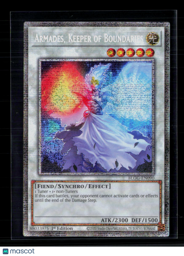 Yu-Gi-Oh! Armades, Keeper of Boundaries Starlight Rare BLGG-EN090 1st Edition