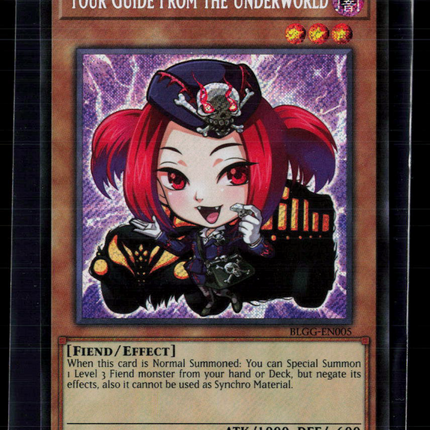 Yu-Gi-Oh! Tour Guide From the Underworld Glorious Gallery SR BLGG-EN005 1st Ed