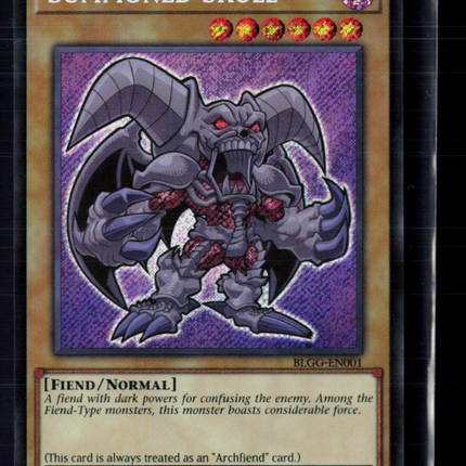 Yu-Gi-Oh! Summoned Skull Battles of Legend Glorious Gallery SR BLGG-EN001 1st Ed