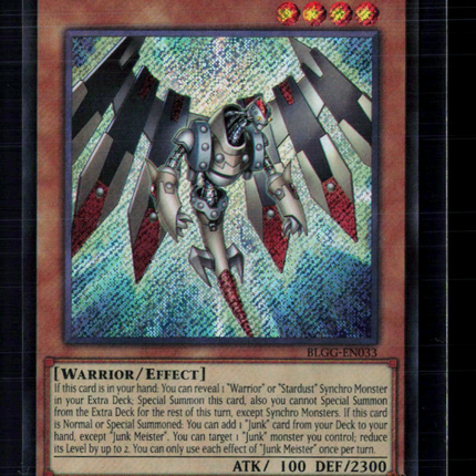 Yu-Gi-Oh! Junk Meister Battles of Legend: Glorious Gallery SR BLGG-EN033 1st Ed