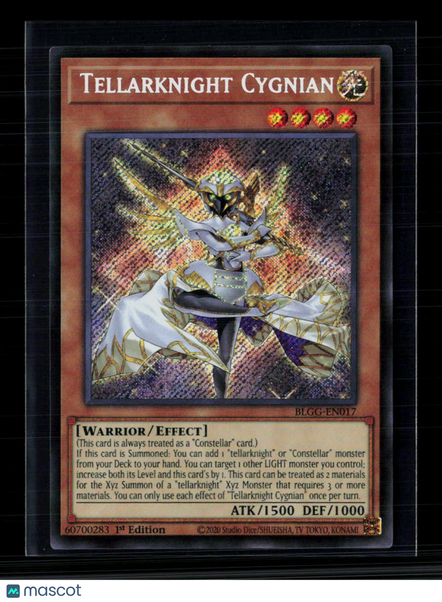 Yu-Gi-Oh! Tellarknight Cygnian Glorious Gallery SR BLGG-EN017 1st Edition