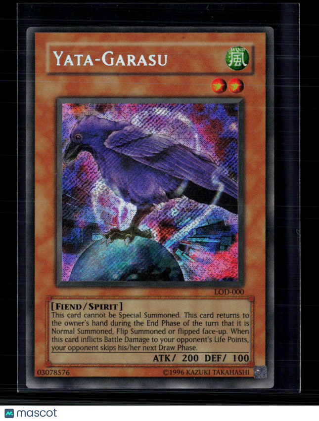Yu-Gi-Oh! Yata-Garasu Legacy of Darkness Secret Rare • LOD-000 Unlimited