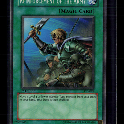 Yu-Gi-Oh! Reinforcement of the Army Legacy of Darkness SR LOD-028 1st Edition