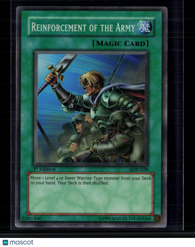 Yu-Gi-Oh! Reinforcement of the Army Legacy of Darkness SR LOD-028 1st Edition