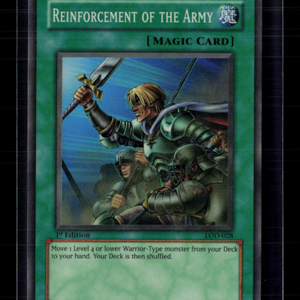 Yu-Gi-Oh! Reinforcement of the Army Legacy of Darkness SR LOD-028 1st Edition