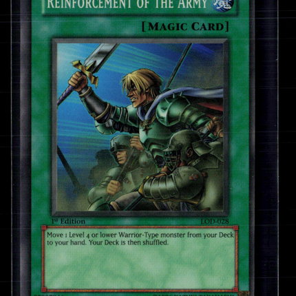 Yu-Gi-Oh! Reinforcement of the Army Legacy of Darkness SR LOD-028 1st Edition