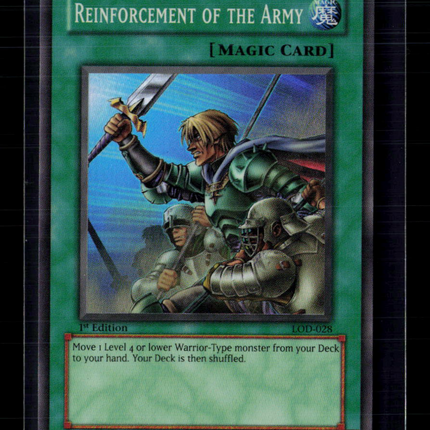 Yu-Gi-Oh! Reinforcement of the Army Legacy of Darkness SR LOD-028 1st Edition