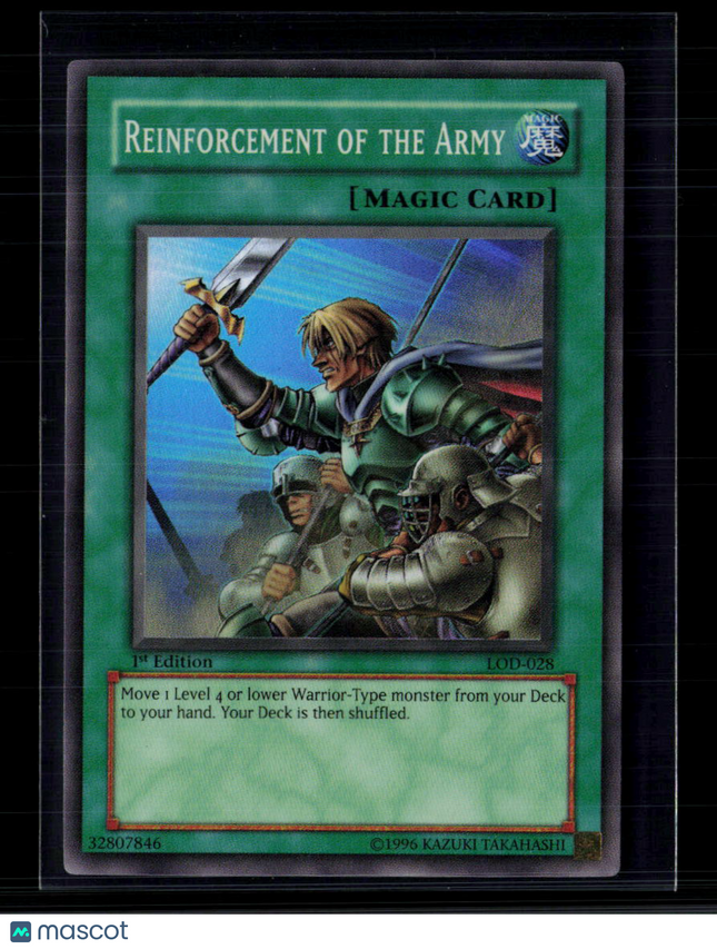 Yu-Gi-Oh! Reinforcement of the Army Legacy of Darkness SR LOD-028 1st Edition