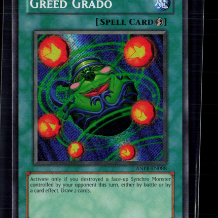 Yu-Gi-Oh! Greed Grado Ancient Prophecy Secret Rare • ANPR-EN088 Unlimited