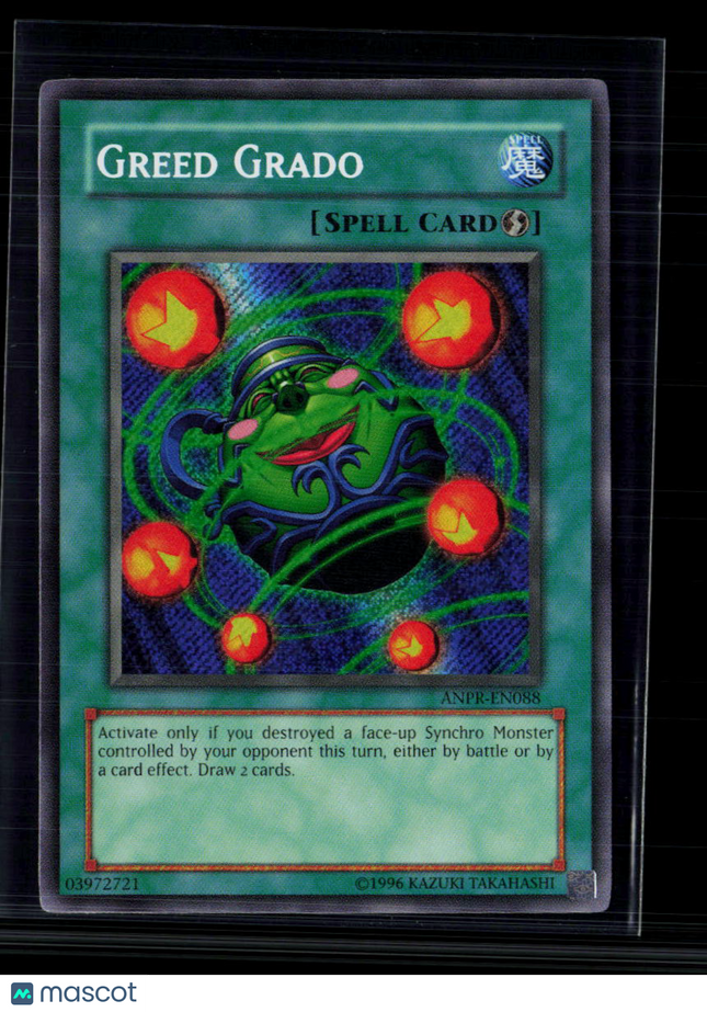 Yu-Gi-Oh! Greed Grado Ancient Prophecy Secret Rare • ANPR-EN088 Unlimited