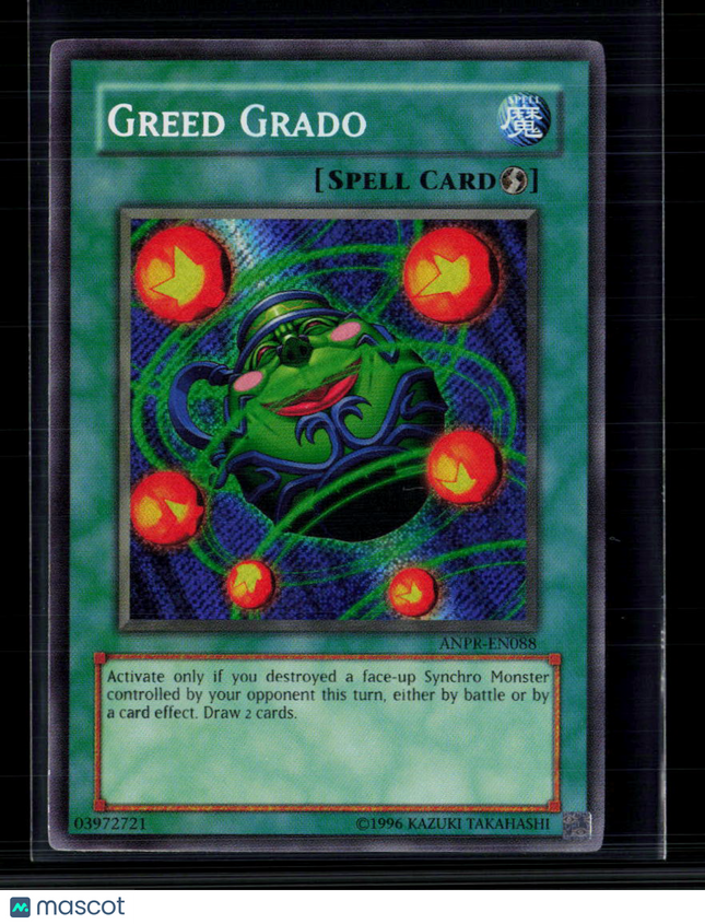 Yu-Gi-Oh! Greed Grado Ancient Prophecy Secret Rare • ANPR-EN088 Unlimited