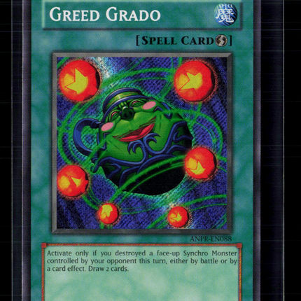 Yu-Gi-Oh! Greed Grado Ancient Prophecy Secret Rare • ANPR-EN088 Unlimited