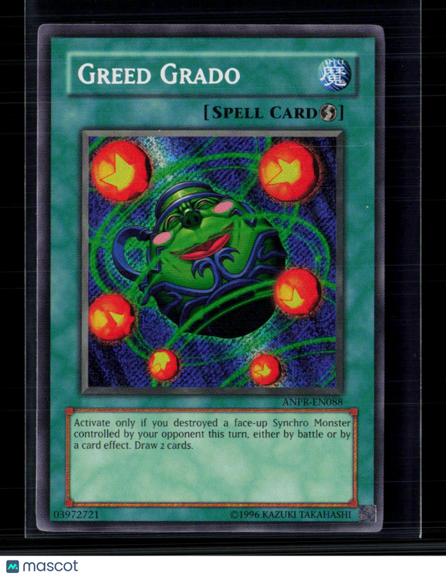 Yu-Gi-Oh! Greed Grado Ancient Prophecy Secret Rare • ANPR-EN088 Unlimited