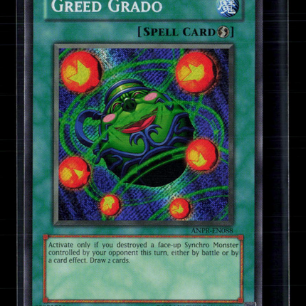 Yu-Gi-Oh! Greed Grado Ancient Prophecy Secret Rare • ANPR-EN088 Unlimited