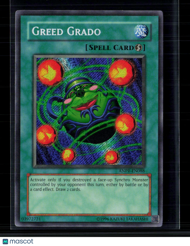 Yu-Gi-Oh! Greed Grado Ancient Prophecy Secret Rare • ANPR-EN088 Unlimited