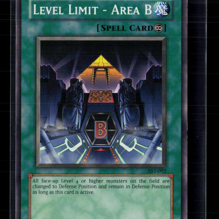 Yu-Gi-Oh! Level Limit - Area B Ancient Sanctuary Common • AST-092 Unlimited