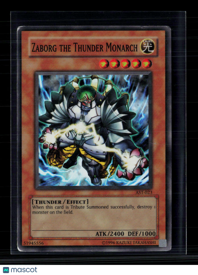 Yu-Gi-Oh! Zaborg the Thunder Monarch Ancient Sanctuary SR AST-023 Unlimited