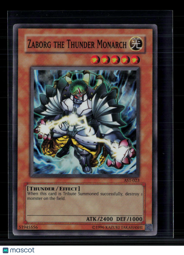 Yu-Gi-Oh! Zaborg the Thunder Monarch Ancient Sanctuary SR AST-023 Unlimited