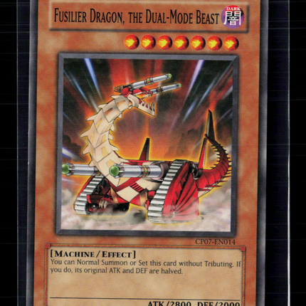 2008 Yu-Gi-Oh! Fusilier Dragon, The Dual-Mode Beast Champion Pack 7 CP07-EN014