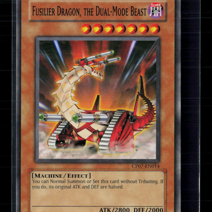 2008 Yu-Gi-Oh! Fusilier Dragon, The Dual-Mode Beast Champion Pack 7 CP07-EN014