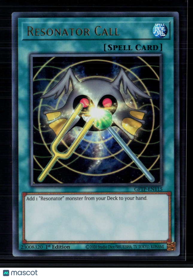 Yu-Gi-Oh! Resonator Call Ghosts From the Past Ultra Rare GFTP-EN115 1st Edition