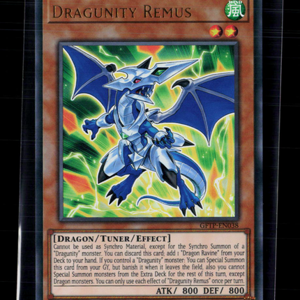 Yu-Gi-Oh! Dragunity Remus Ghosts From the Past Ultra Rare GFTP-EN038 1st Edition