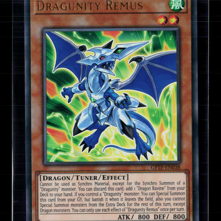 Yu-Gi-Oh! Dragunity Remus Ghosts From the Past Ultra Rare GFTP-EN038 1st Edition