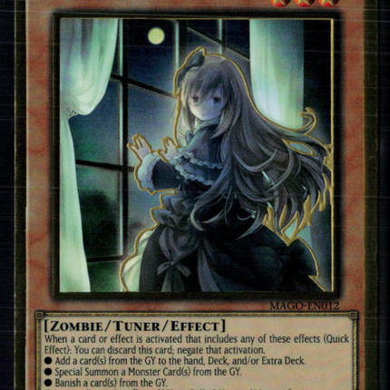 Yu-Gi-Oh! Droll & Lock Bird (Alternate Art) Gold Rare • MAGO-EN006 1st Edition