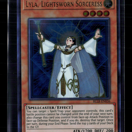 Yu-Gi-Oh! Lyla, Lightsworn Sorceress Battles of Legend UR BLLR-EN036 1st Edition