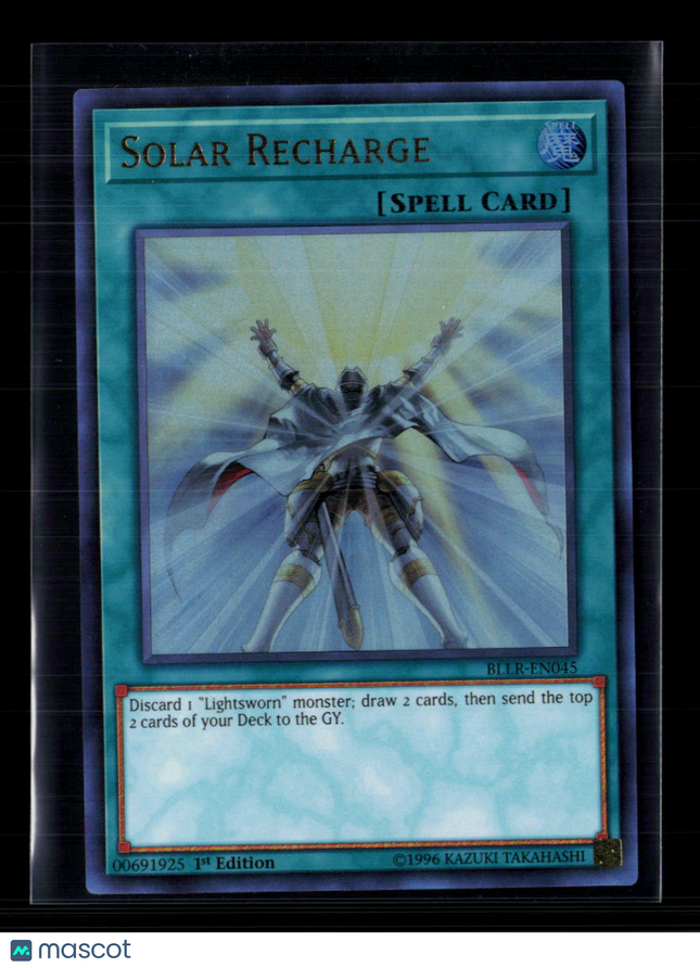 Yu-Gi-Oh! Solar Recharge Battles of Legend: Light's Revenge UR BLLR-EN045 1st Ed