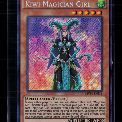 Yu-Gi-Oh! Kiwi Magician Girl The Dark Side of Dimensions SR MVP1-ENS16 1st Ed