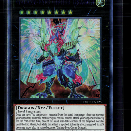 Yu-Gi-Oh! Galaxy-Eyes Cipher Dragon Purple Dragons of Legend UR DLCS-EN125 1st