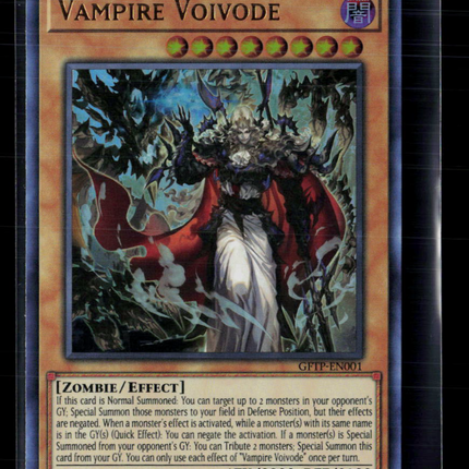Yu-Gi-Oh! Vampire Voivode Ghosts From the Past UR GFTP-EN001 1st Edition
