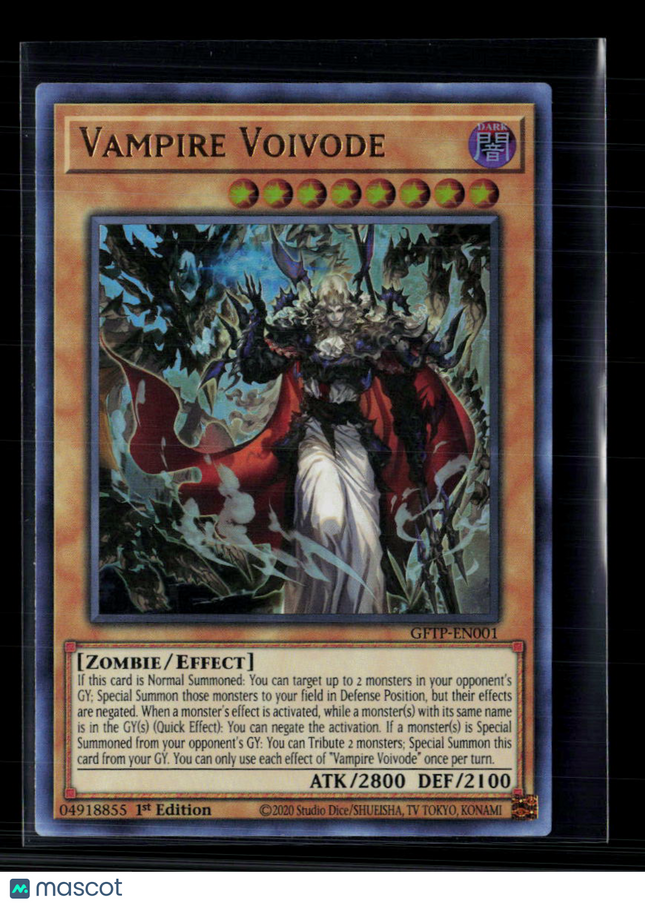 Yu-Gi-Oh! Vampire Voivode Ghosts From the Past UR GFTP-EN001 1st Edition