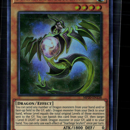 Yu-Gi-Oh! Starliege Seyfert 2020 Tin of Lost Memories UR MP20-EN158 1st Edition