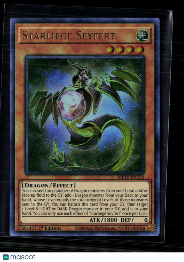 Yu-Gi-Oh! Starliege Seyfert 2020 Tin of Lost Memories UR MP20-EN158 1st Edition