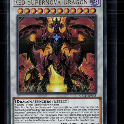 Yu-Gi-Oh! Red Supernova Dragon Ghosts From the Past UR GFTP-EN045 1st Edition