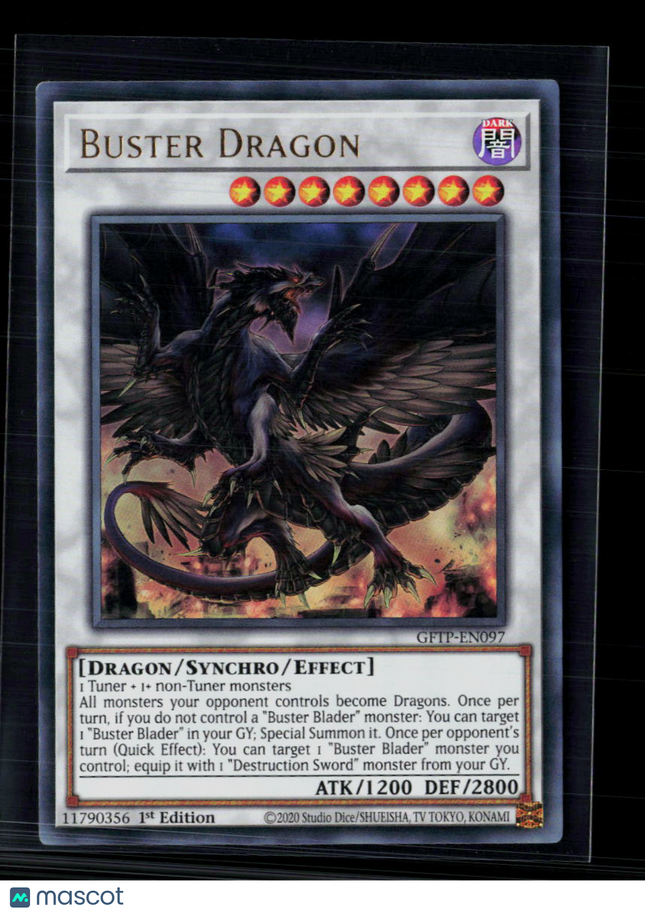 Yu-Gi-Oh! Buster Dragon Ghosts From the Past Ultra Rare • GFTP-EN097 1st Edition