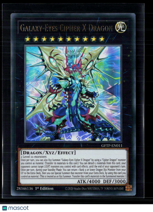 Yu-Gi-Oh! Galaxy-Eyes Cipher X Dragon Ghosts From the Past UR GFTP-EN011 1st Ed