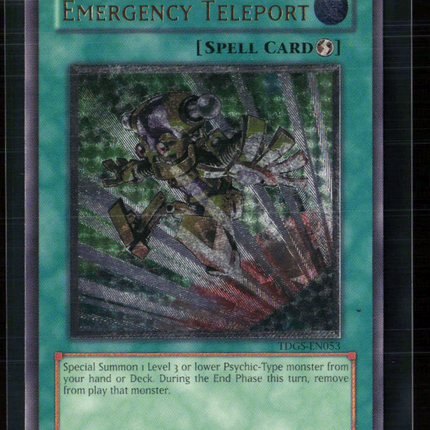 Yu-Gi-Oh! Emergency Teleport (UTR) The Duelist Genesis UTR TDGS-EN053 Unlimited