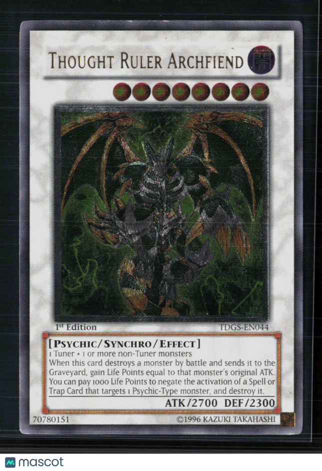 2008 Yu-Gi-Oh! The Duelist Genesis Thought Ruler Archfiend 1st Edition