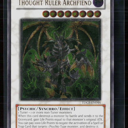Yu-Gi-Oh! Thought Ruler Archfiend The Duelist Genesis UTR TDGS-EN044 Unlimited