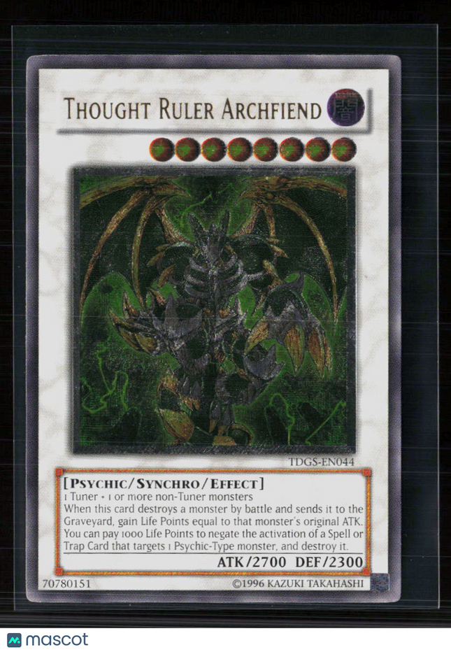 Yu-Gi-Oh! Thought Ruler Archfiend The Duelist Genesis UTR TDGS-EN044 Unlimited