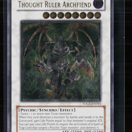 Yu-Gi-Oh! Thought Ruler Archfiend The Duelist Genesis UTR TDGS-EN044 Unlimited