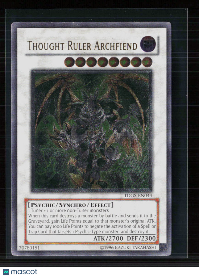 Yu-Gi-Oh! Thought Ruler Archfiend The Duelist Genesis UTR TDGS-EN044 Unlimited