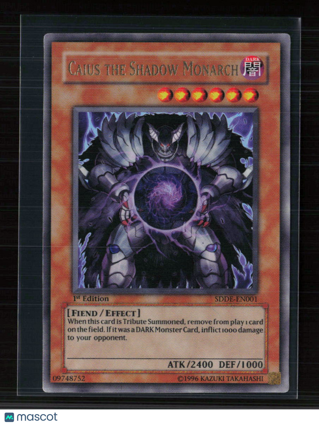 Yu-Gi-Oh! Caius the Shadow Monarch SD The Dark Emperor UR SDDE-EN001 1st Edition