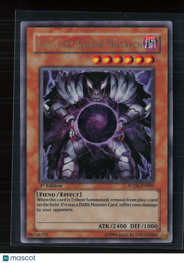 Yu-Gi-Oh! Caius the Shadow Monarch SD The Dark Emperor UR SDDE-EN001 1st Edition