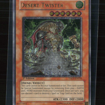 Yu-Gi-Oh! Desert Twister Tactical Evolution UTR TAEV-EN034 1st Edition